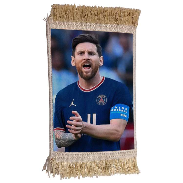 فرش ماشینی دیوارکوب مدل مسی کد 3