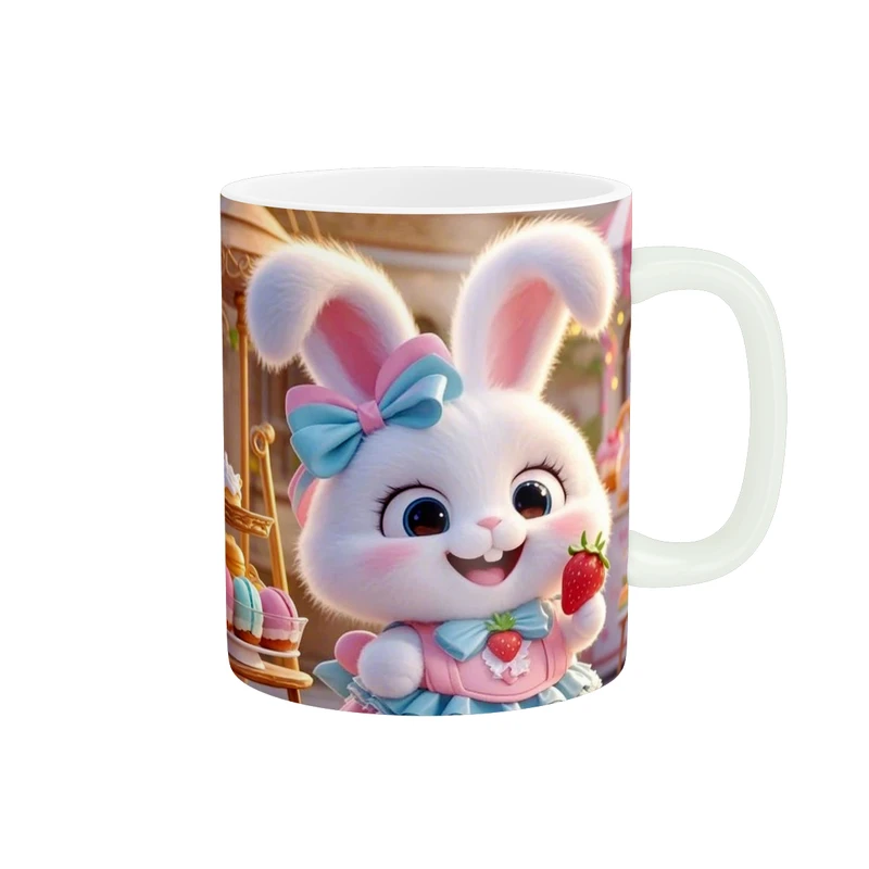  ماگ پاد آفرین طرح خرگوشی بامزه کد 3251