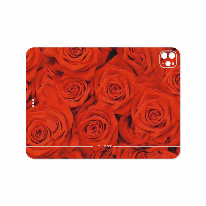 برچسب پوششی ماهوت مدل Red-Flower مناسب برای تبلت اپل iPad Pro 11 (GEN 2) 2020 A2231