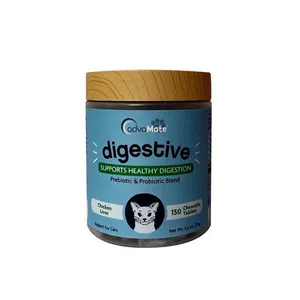 قرص مکمل گربه ادواکر مدل گوارشی بسته 150 عددی