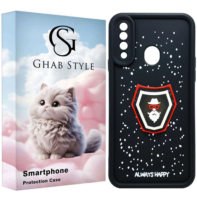 کاور قاب استایل مدل سیلیکونی طرح چراغدار مناسب برای گوشی موبایل سامسونگ Galaxy A20S