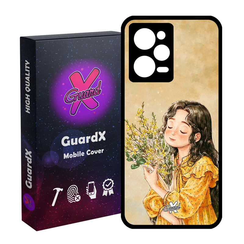 کاور گارد ایکس طرح دختر مدل Glass10232 مناسب برای گوشی موبایل شیائومی Redmi Note 12 Pro 5G/Poco X5 Pro 5G/Note 12 Pro Pro speed