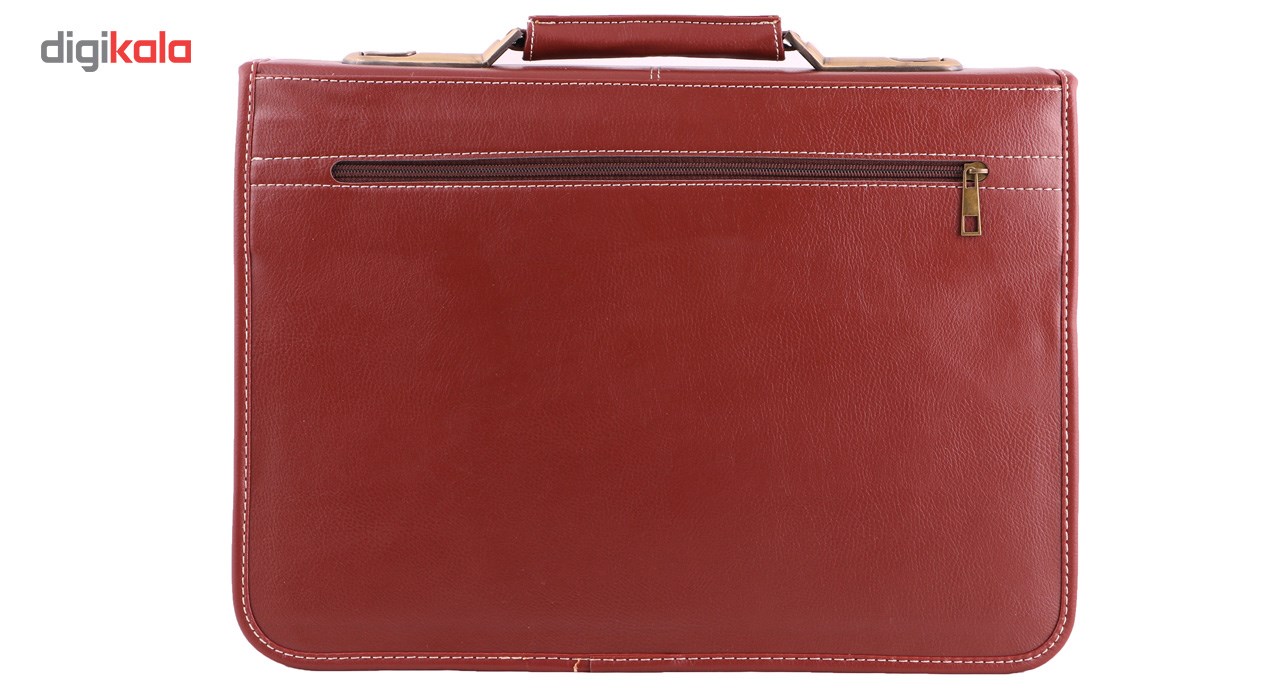 MAACHARM Leather briefcase. Model 02, with an especial leather gift 