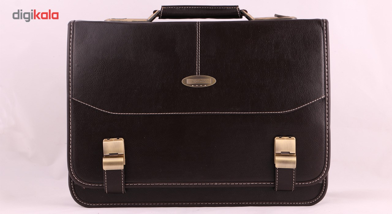 MAACHARM Leather briefcase. Model 02, with an especial leather gift 