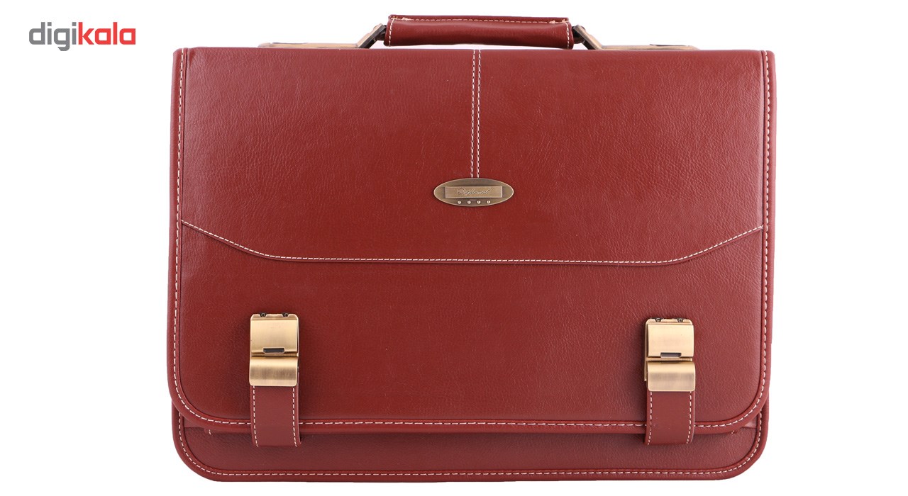 MAACHARM Leather briefcase. Model 02, with an especial leather gift 