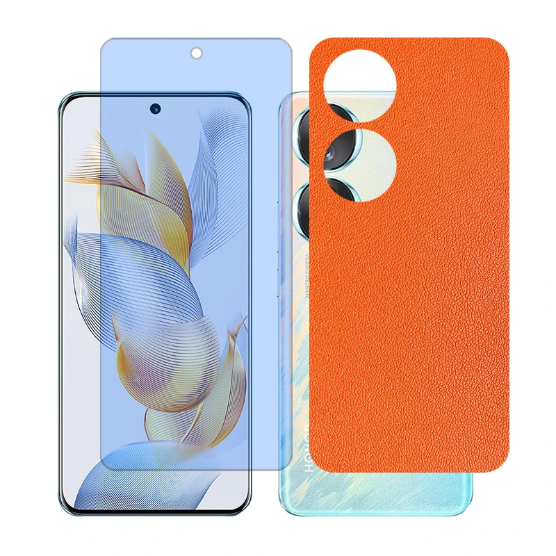 محافظ صفحه نمایش آنتی بلو گلس مدل Together مناسب برای گوشی موبایل آنر 70 به همراه برچسب پوششی پشت گوشی