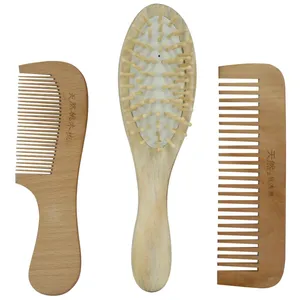 شانه و برس چوبی کوه شاپ مدل M581 -B002 بسته 3 عددی