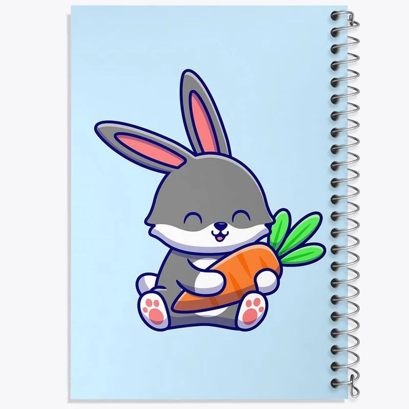 دفتر نت موسیقی 50 برگ خندالو مدل حیوانات بامزه خرگوش کد 25405