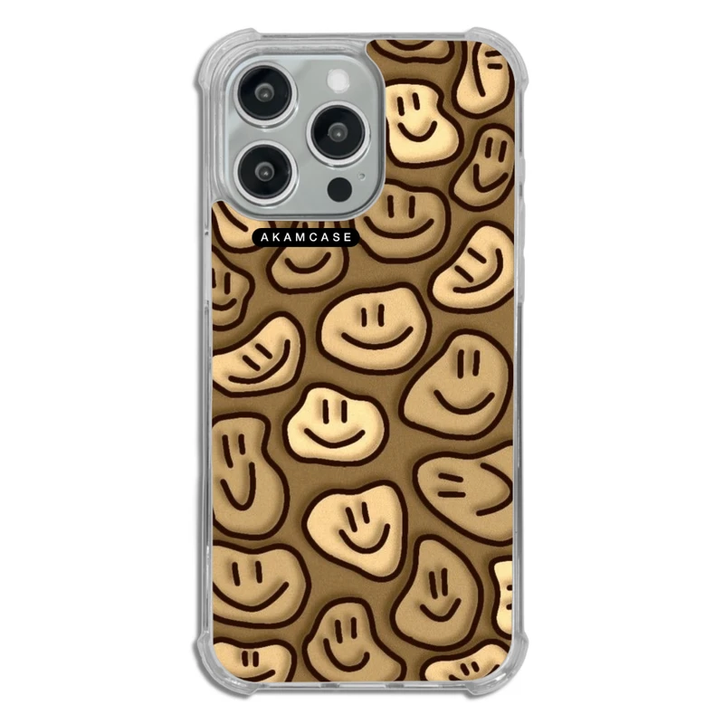 کاور آکام مدل AMCWTA15PROMAX-HAPPY FACE1 مناسب برای گوشی موبایل اپل iPhone 15 Pro Max