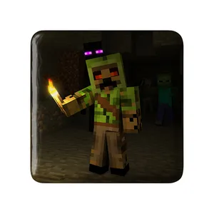 پیکسل خندالو طرح بازی ماینکرافت (Minecraft) مدل مربعی کد 36992