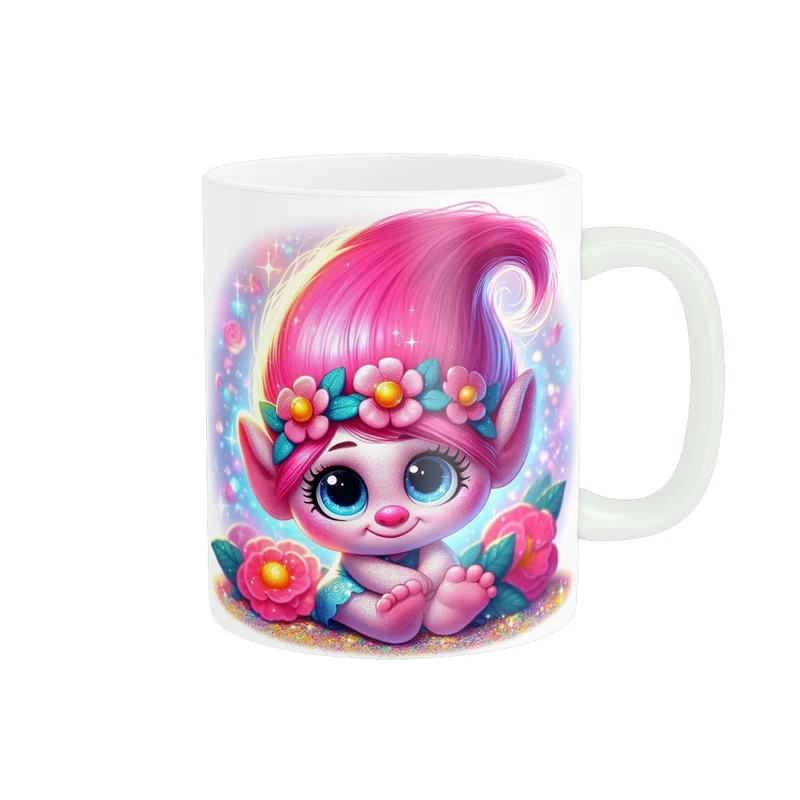 ماگ پاد آفرین مدل پاپی کیوت فانتزی بامزه کارتونی سرامیکی کد 548