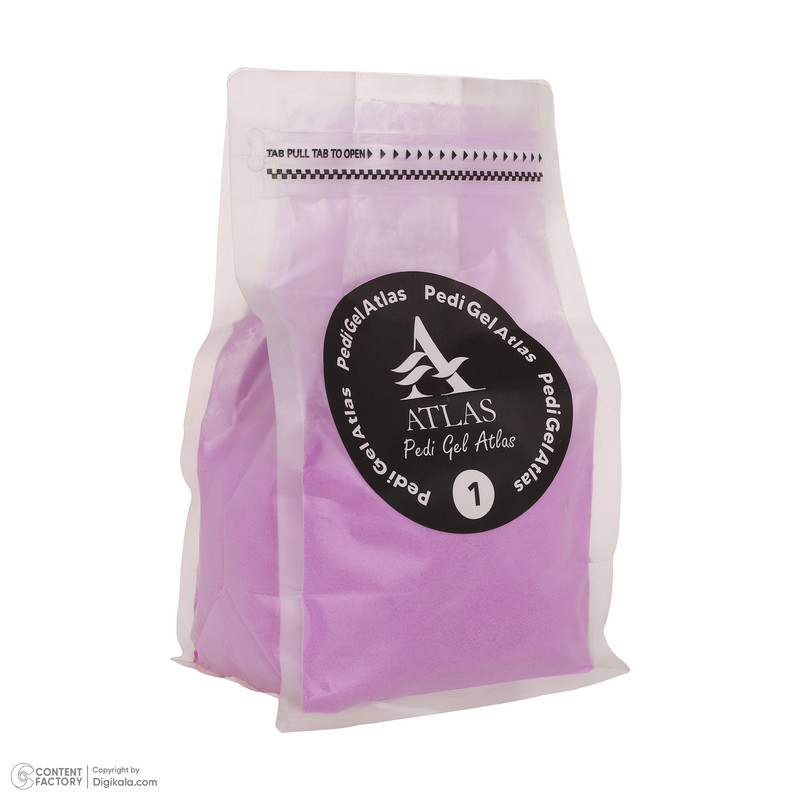 پدی‌ ژل اطلس مدل Pedi-01 وزن 1000 گرم به همراه رقیق‌کننده پدی ژل