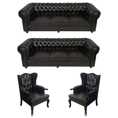 مبل انتظار هشت نفره پارسین مدل چستر کوئین پلاس