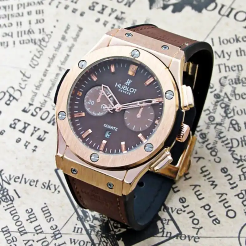 ست ساعت مچی عقربه ای زنانه و مردانه  مدل تک موتور ساده