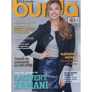 مجله burda فوريه 2011 به همراه الگو