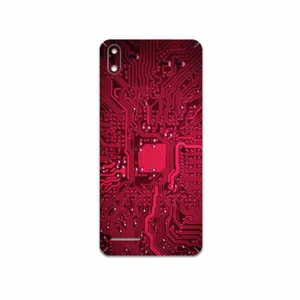 MAHOOT Red-Printed-Circuit-Board Cover Sticker for Lava Z51