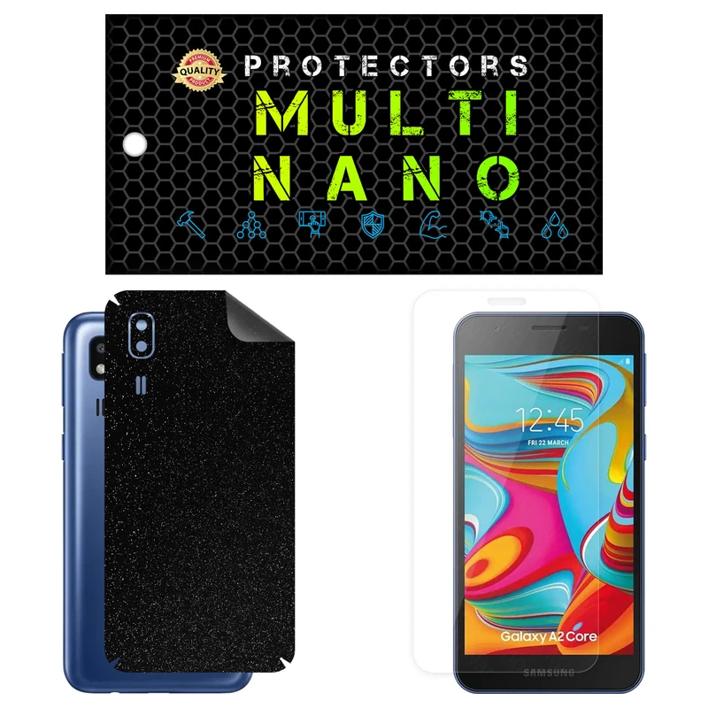 محافظ صفحه نمایش مولتی نانو مدل X-SFG مناسب برای گوشی موبایل سامسونگ Galaxy A2 Core به همراه برچسب پوششی
