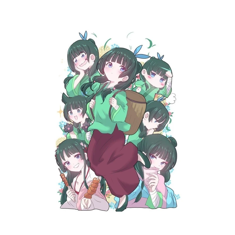 استیکر لپ تاپ و موبایل مدل انیمه طرح خاطرات داروساز The Apothecary Diaries کد 6138