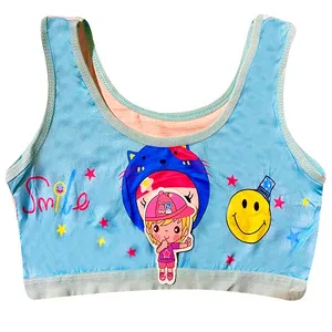 نیم تنه دخترانه مدل Smile کد Ab8 رنگ آبی