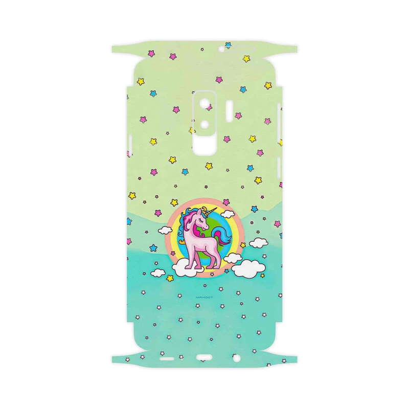 برچسب پوششی ماهوت مدل Rainbow unicorn adventure-FullSkin مناسب برای گوشی موبایل سامسونگ Galaxy S9 Plus