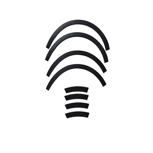 زه گلگیر خودرو مدل d11 مناسب رنو ساندرو مجموعه 8 عددی