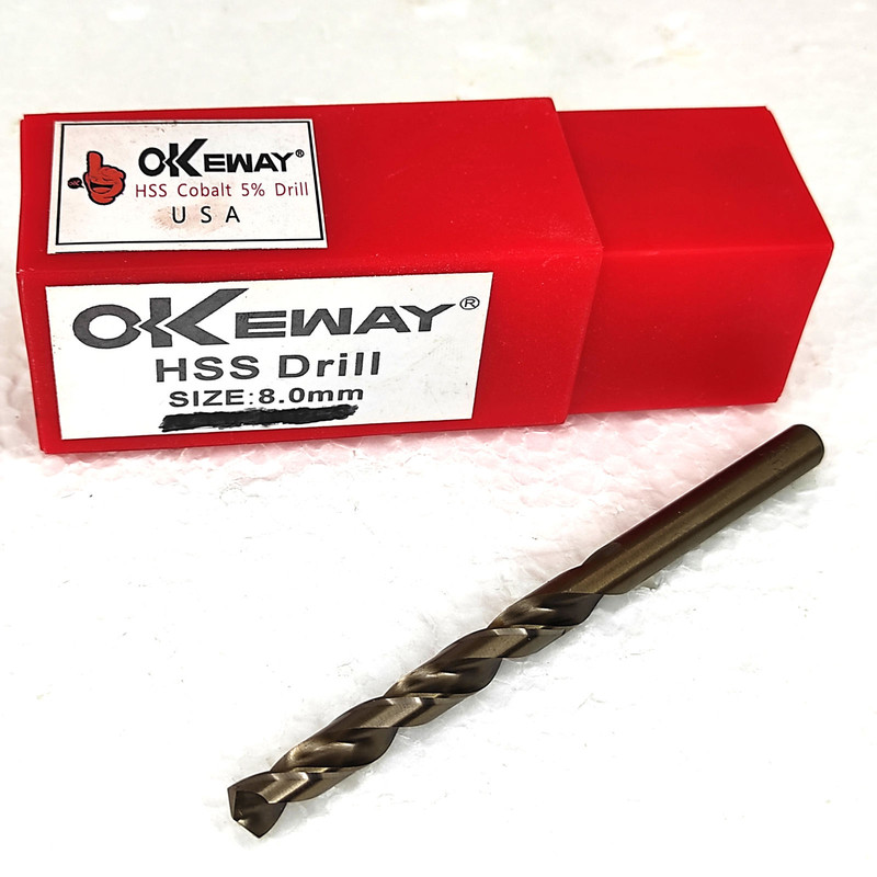 مته کبالت اوکی وای کد OKW008 سایز 8 میلی متر مته کبالت اوکی وای کد OKW008 سایز 8 میلی متر