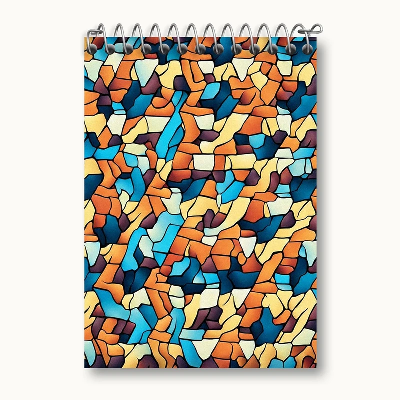 دفتر یادداشت 50 برگ خندالو مدل پترن رنگی کد N63