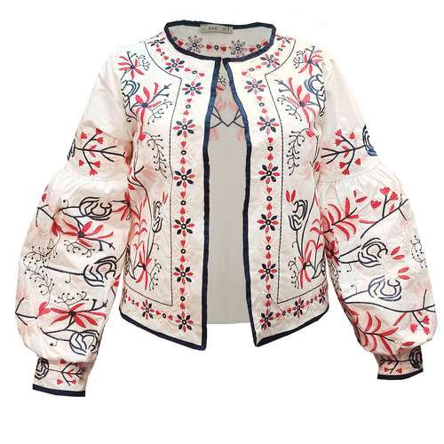 کت زنانه مدل گلدوزی ترک ESQ 137