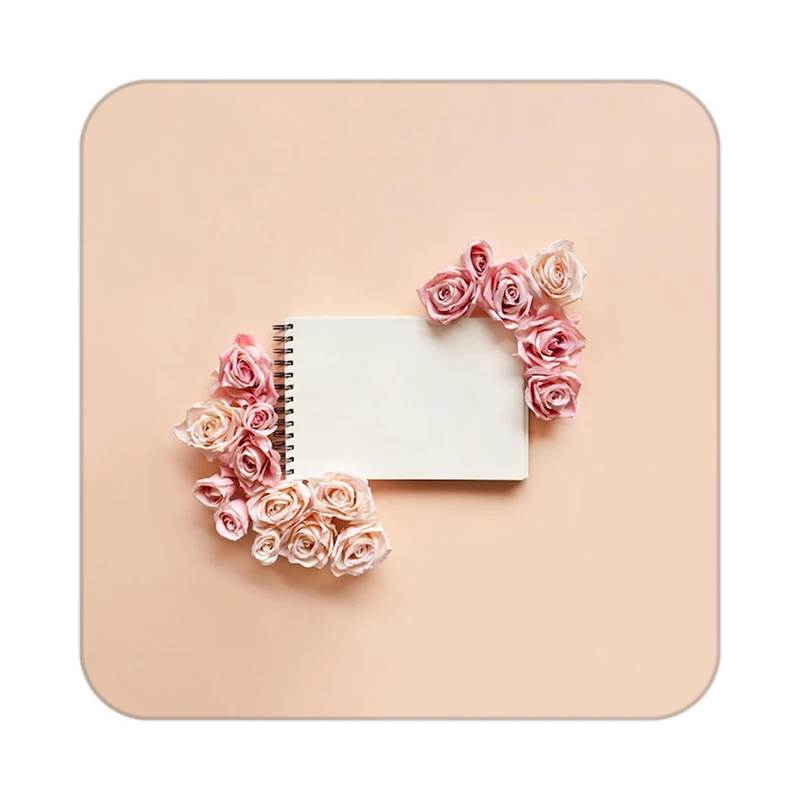 زیر لیوانی کاکتی طرح گل مدل mp18432