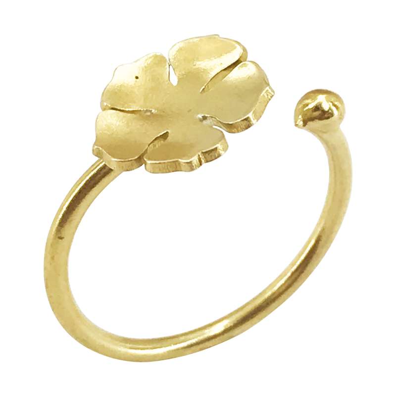 بند انگشتی زنانه گالری عزیزی طرح گل مدل 15751