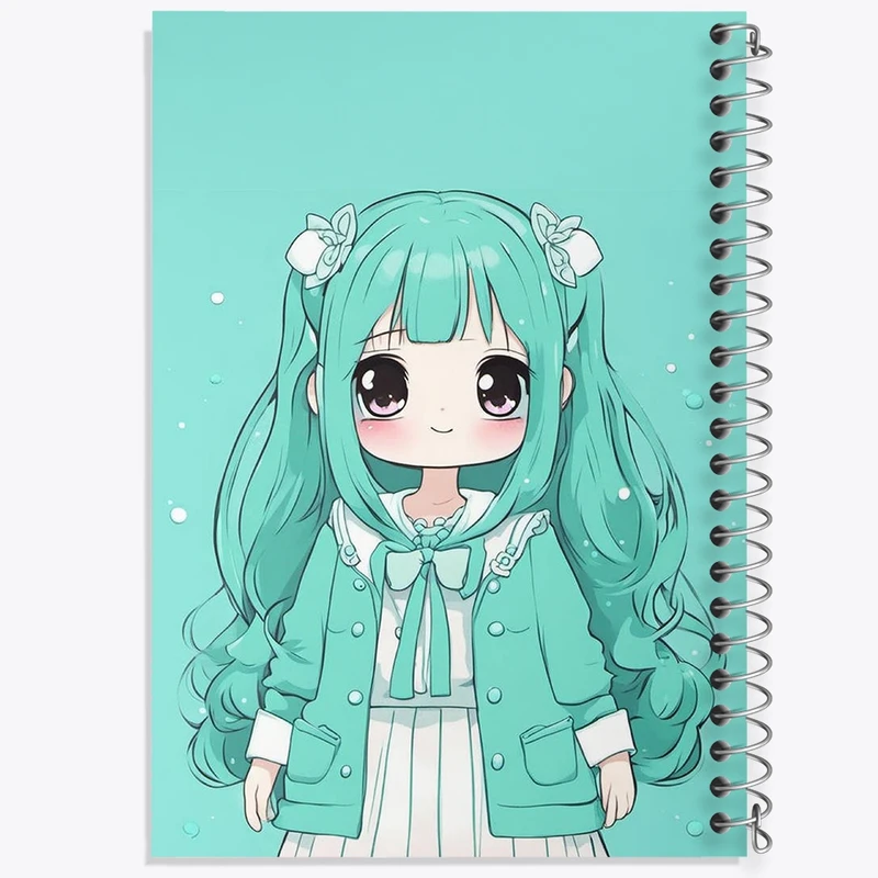 دفتر ژورنال نویسی 50 برگ خندالو مدل نقطه ای طرح دخترانه کد F2760