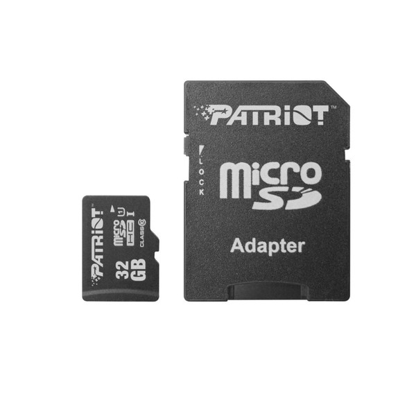 کارت حافظه میکرو اس دی پتریوت سری LX سرعت 48MB/s ظرفیت 32 گیگابایت همراه با آداپتور