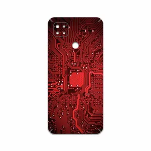 MAHOOT Red Printed Circuit Board Cover Sticker for Xiaomi Redmi 9C NFC