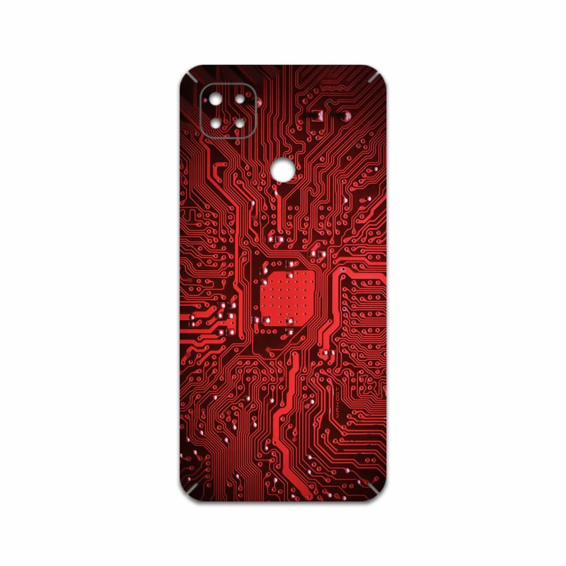 برچسب پوششی ماهوت مدل Red Printed Circuit Board مناسب برای گوشی موبایل شیائومی Redmi 9C NFC