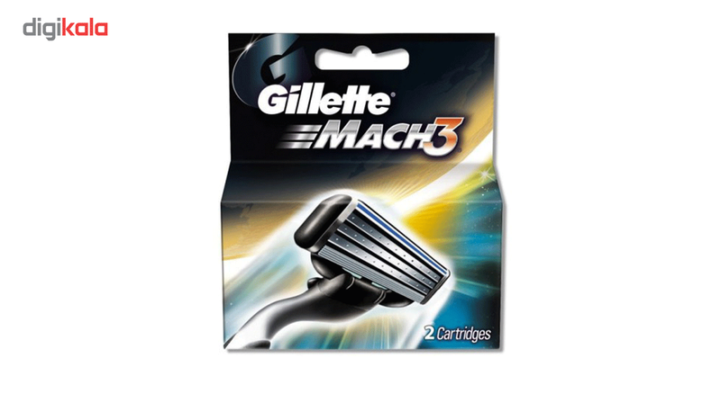 تیغ یدک ژیلت مدل MACH 3 بسته 2 عددی تیغ یدک ژیلت مدل MACH 3 بسته 2 عددی
