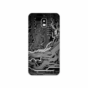 MAHOOT Black Printed Circuit Board Cover Sticker for BlackBerry Aurora