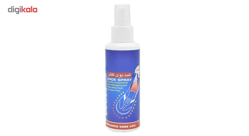 اسپری خوشبو کننده و تمیز کننده کفش مدل M86 به همراه یک عدد پاشنه کش