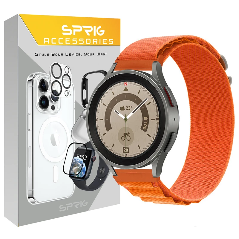 بند اسپریگ مدل Loop Alpine مناسب برای ساعت هوشمند سامسونگ Galaxy Gear S2 Classic