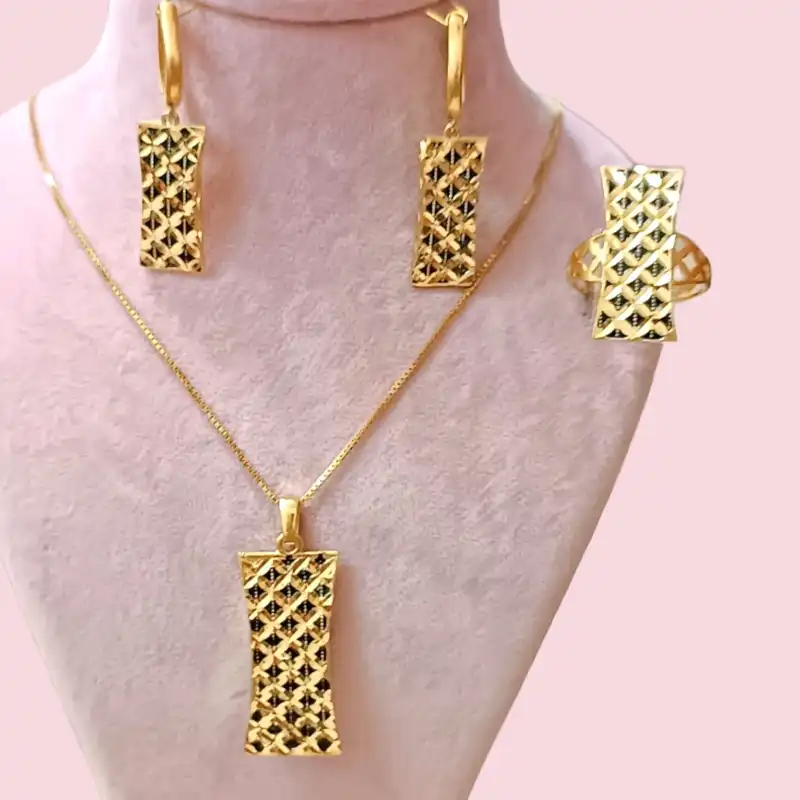 نیم ست نقره زنانه مدل قلم