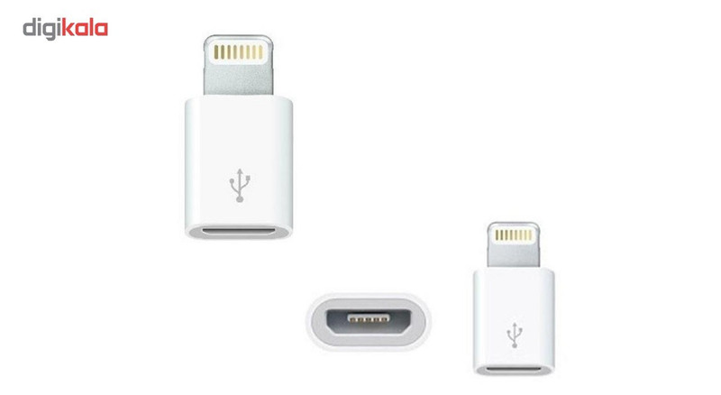 تبدیل micro USB به لایتنینگ مدل lightning adapter