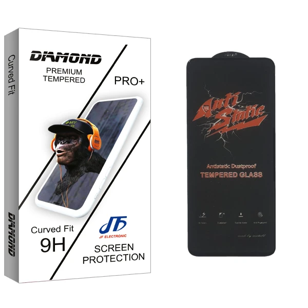 محافظ صفحه نمایش جی اف مدل Diamond Glass ANTI-STATIC مناسب برای گوشی موبایل سامسونگ GALAXY M31s