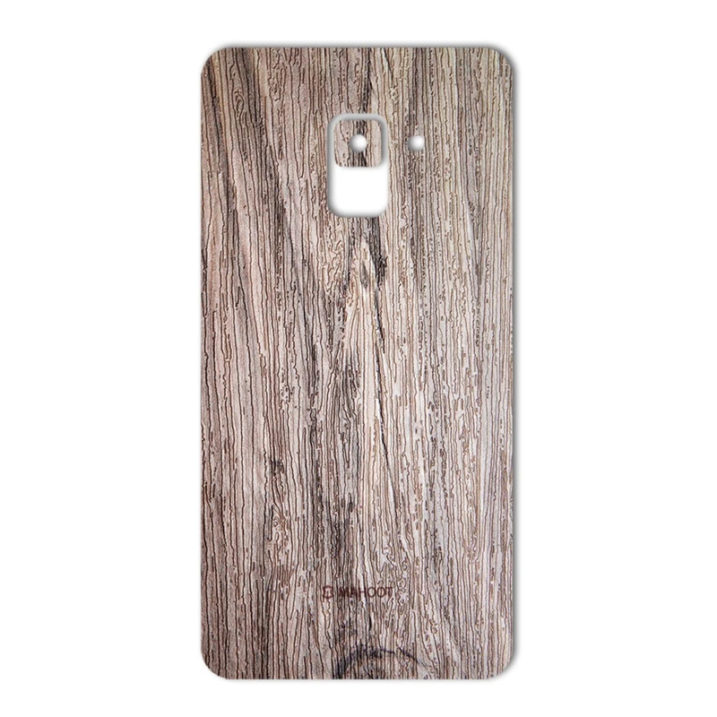 برچسب تزئینی ماهوت مدل Walnut Texture مناسب برای گوشی Samsung A8 2018