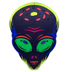 دیوارکوب زیروبم مدل بلک لایت طرح Alien