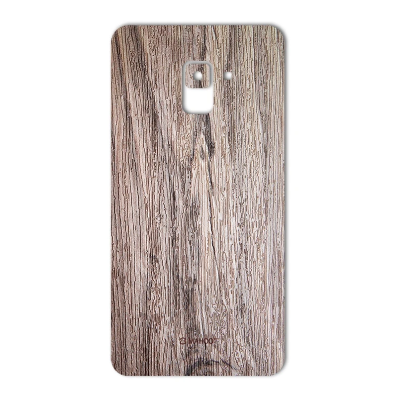 برچسب تزئینی ماهوت مدل Walnut Texture مناسب برای گوشی Samsung A8 Plus 2018