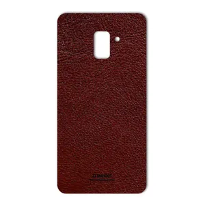 MAHOOT Natural Leather Cover Sticker for Samsung A8 Plus 2018