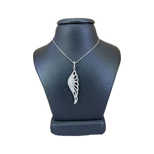 گردنبند نقره زنانه مدل بال فرشته کد 30620