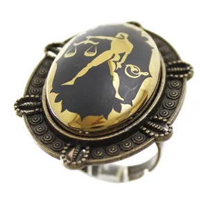 انگشتر زنانه مدل حدید مهر ماه کد 7082