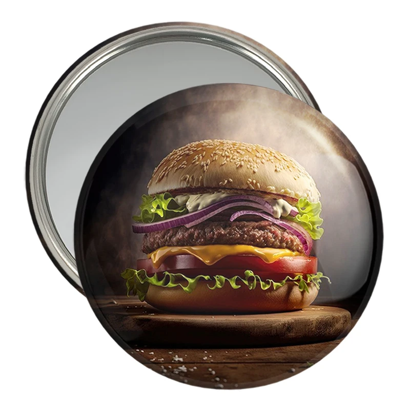 آینه جیبی خندالو مدل فست فود کد 31052