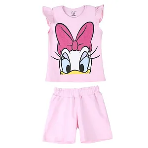 ست تاپ و شلوارک دخترانه لینتل مدل Daisy 9926