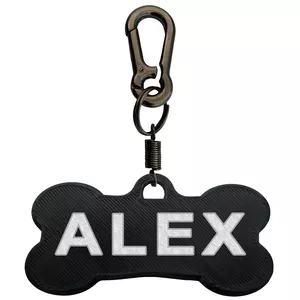 پلاک شناسایی سگ مدل ALEX